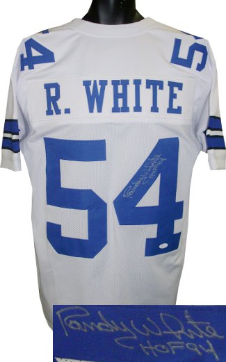 CTBL-014233N Randy White Signed White TB Custom Stitched Pro Style Football Jersey Hof 94, JSA Hologram - Extra Large -  RDB Holdings & Consulting, CTBL_014233N