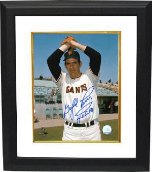 CTBL-BW5978 8 x 10 in. Gaylord Perry Signed San Francisco Giants HOF 91 Custom Framed Photo