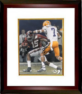 CTBL-MW11064 Darius Hanks Signed Alabama Crimson Tide 8 x 10 Photo Custom Framed - BCS National Championship Game