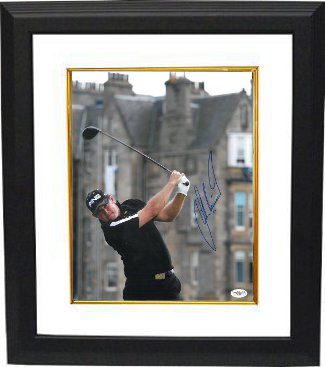 CTBL-BW14083 Lee Westwood Signed Photo Custom Framed Old Course At St. Andrews British Open - JSA Hologram - 11 x 14