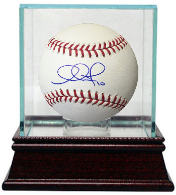 Picture of Athlon CTBL-G16886 Adam Jones Signed Rawlings Official Major League Baseball with Glass Case No.10 - Orioles