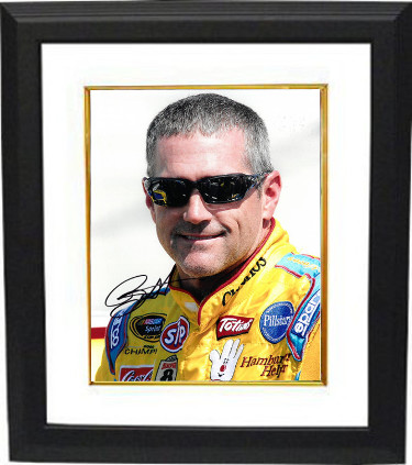 CTBL-BW21251 Bobby Labonte Signed NASCAR Cheerios 8 x 10 in. Custom Framed Photo -  RDB Holdings & Consulting, CTBL_BW21251