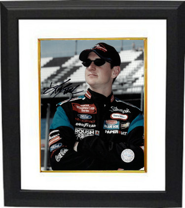 CTBL-BW21290 Kurt Busch Signed NASCAR Sharpie 8 x 10 in. Custom Framed Photo -  RDB Holdings & Consulting, CTBL_BW21290