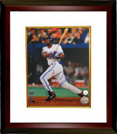 Picture of RDB Holdings & Consulting CTBL-MW17776 16 x 20 Joe Carter signed Toronto Blue Jays Photo with Frame&#44; MLB Hologram - 1993 World Series Swinging
