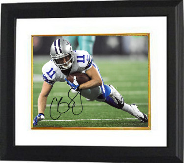 CTBL-BW21932 8 x 10 in. Cole Beasley Signed Dallas Cowboys Horizontal Custom Framed Photo - PSA-JSA-BAS -  RDB Holdings & Consulting, CTBL_BW21932