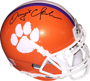 Picture of Athlon Sports CTBL-J17867 JSA Hologram Dwight Clark Signed Clemson Tigers Schutt Authentic Mini Helmet