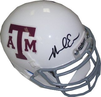 Picture of Athlon Sports CTBL-J14368 JSA Hologram Mike Evans Signed Texas A&M Aggies Authentic Schutt TB White Mini Helmet