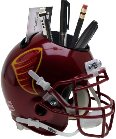 Picture of Athlon Sports CTBL-022280 Iowa State Cyclones Cyclone Logo NCAA Football Schutt Mini Helmet Desk Caddy