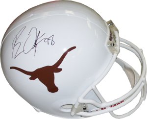 Picture of Athlon Sports CTBL-J9535 JSA Hologram Brian Orakpo Signed Texas Longhorns Riddell Full Size Rep Helmet