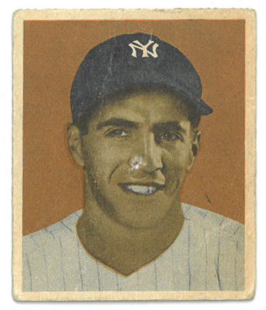 Picture of Athlon Sports CTBL-023450 Phil Rizzuto New York Yankees 1949 Bowman Baseball Card No. 98 - No Name on Front
