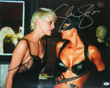 CTBL-022668 16 x 20 in. Sharon Stone Signed Catwoman Photo with Halle Berry - PSA ITP Hologram - Entertainment & Movie Memorabilia