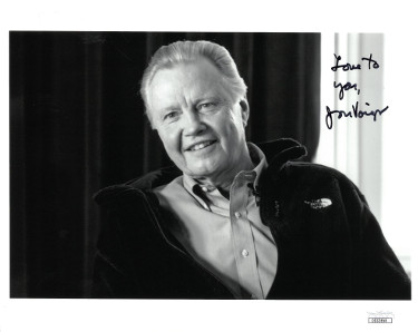 CTBL-022830 8 x 10 in. Jon Voight Signed Black & White Photo, Love to You - JSA Hologram No. DD32858