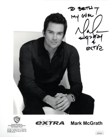 Picture of Athlon Sports CTBL-023336 Mark McGrath Signed 8 x 10 in. Photo to Beth My Girl&#44; Sugar Ray & Extra- JSA Hologram No.DD39329