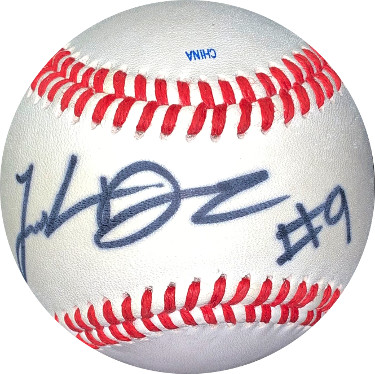 Picture of Athlon Sports CTBL-024231 Luol Deng Signed Rawlings R200x Official League Baseball No.9- JSA Hologram No.EE41799 Chicago Bulls