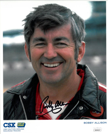 Picture of Athlon Sports CTBL-023150 Bobby Allison Signed NASCAR CSX 8 x 10 in. Photo- JSA Hologram No.DD39314