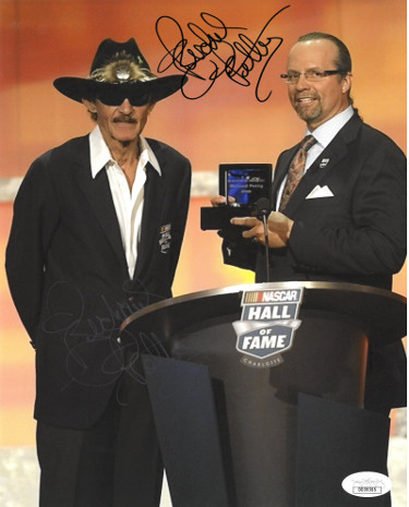 Picture of Athlon Sports CTBL-023164 Richard Petty Signed NASCAR Hall of Fame Induction 8 x 10 in. Photo- JSA Hologram No.DD39305