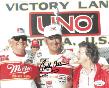 Picture of Athlon Sports CTBL-023322 Bobby Allison Signed NASCAR Victory Lane 8 x 10 in. Photo- JSA Hologram No.DD39380