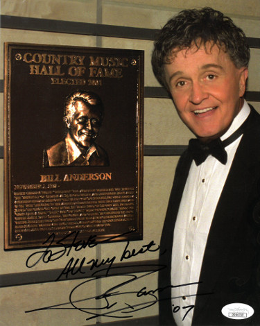 CTBL-024471 Whisperin Bill Anderson Signed Country Music Hall of Fame Color 8 x 10 in. Photo to Steve All My Best- JSA Hologram No.DD64750 -  Athlon Sports, CTBL_024471