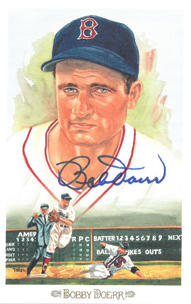 CTBL-024529 Bobby Doerr Signed 1989 Boston Red Sox Perez-Steele Celebration Postcard Photo No.13- JSA Hologram No.DD64317 -  Athlon Sports, CTBL_024529