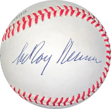 Picture of Athlon Sports CTBL-024207 LeRoy Neiman Signed RONL Rawlings Official National League Baseball- JSA Hologram No.EE41702 Artist & Painter