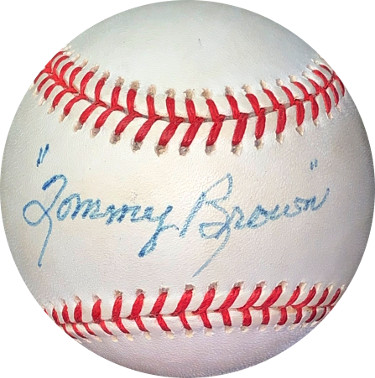 Picture of Athlon Sports CTBL-024333 Tommy Brown Signed RONL Official National League Baseball- JSA Hologram No.EE41688 Dodgers&#44; Phillies & Cubs