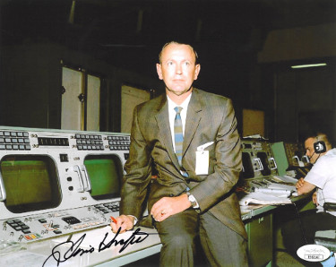 CTBL-024837 Chris & Christopher Kraft Signed 1st NASA Flight Director 8 x 10 in. Photo- JSA Hologram No.EE62147 Apollo 13-Gemini & Mercury