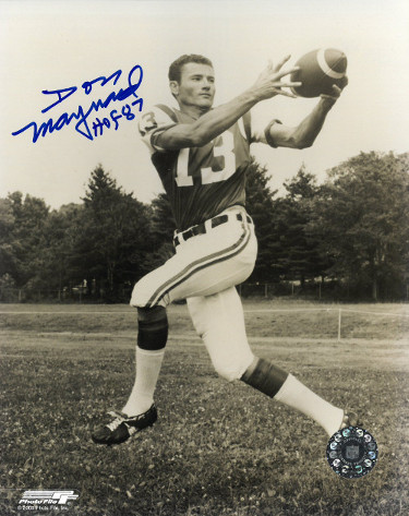 CTBL-024088 Don Maynard Signed New York Jets Vintage Sepia 8 x 10 in. Photo HOF 87