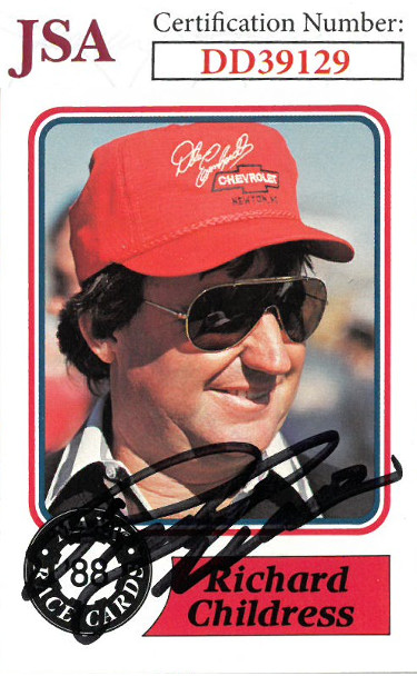 Picture of Athlon Sports CTBL-023123 No.29 Richard Childress Signed NASCAR 1988 Maxx Charlotte Racing Trading Card