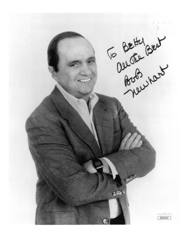 CTBL-023356 8 x 10 in. Bob Newhart Signed The Bob Newhart Show Vintage to Betty All the Best Photo, Black & White -  Athlon Sports, CTBL_023356