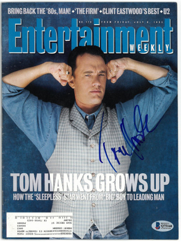 Picture of Athlon Sports CTBL-025751 Tom Hanks Signed Entertainment Weekly 9th September 1993 Full Magazine