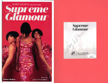 Picture of Athlon Sports CTBL-025832 Mary Wilson Signed Supreme Glamour Hardcover Bookplate First Edition Book