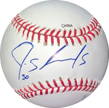 Picture of Athlon Sports CTBL-026306 James Shields Signed Rawlings Official Major League Baseball - JSA Hologram No.EE63470