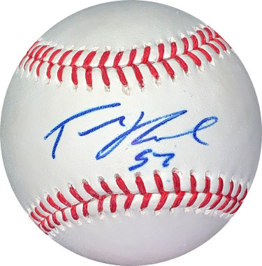 Picture of Athlon Sports CTBL-026308 Tanner Roark Signed Rawlings Official Major League Baseball No.57 - JSA No.EE63472 Nationals & Reds