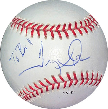 CTBL-026316 Troy Glaus Signed Rawlings Official Major League Baseball To Bill - JSA No.EE63477 - Angels & Diamondbacks