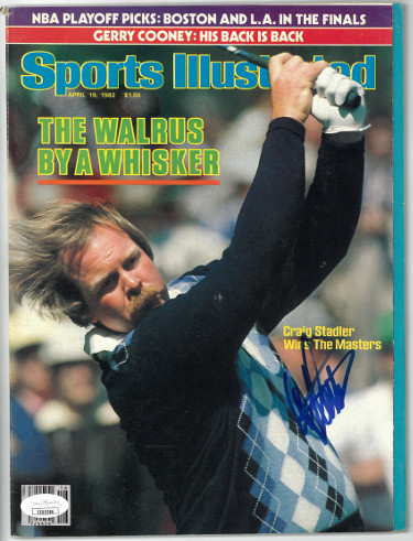 Picture of Athlon Sports CTBL-027256 Craig Stadler Signed Sports Illustrated Full Magazine April 19, 1982 - JSA No.EE60286 - Masters Augusta-No Label