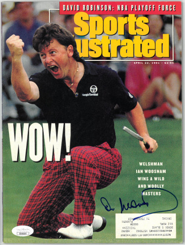 Picture of Athlon Sports CTBL-027261 Ian Woosnam Signed Sports Illustrated Full Magazine 4-22-1991 - JSA No.EE60307 - Masters Augusta