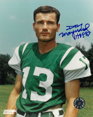 CTBL-028123 Don Maynard Signed New York Jets 8 x 10 in. Photo HOF 87