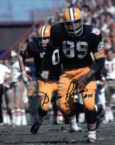 CTBL-028127 Dave Robinson Signed Green Bay Packers 8 x 10 in. Photo No.89 -  Athlon Sports, CTBL_028127