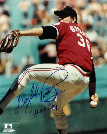 Picture of Athlon Sports CTBL-028154 Gaylord Perry Signed Cleveland Indians 8 x 10 in. Photo - HOF 91