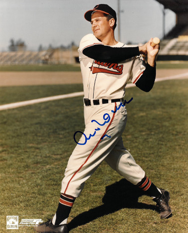Picture of Athlon Sports CTBL-028155 Al Rosen Signed Cleveland Indians 8 x 10 in. Photo No.7 - Swing