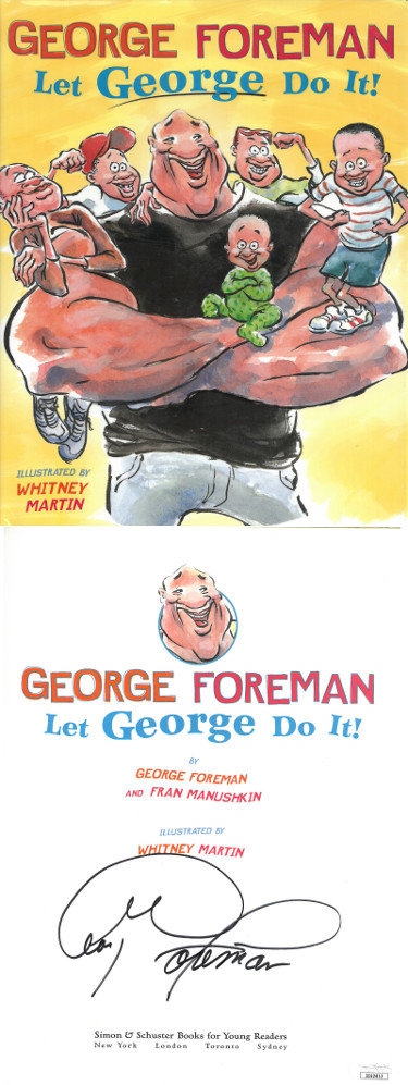 Picture of Athlon Sports CTBL-029004 George Foreman Signed 2005 Let George Do It Childrens Hardcover Book JSA Authenticated No. EE62413