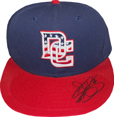 Picture of Athlon Sports CTBL-026486 Drew Storen Signed Washington Nationals New Era Authentic Collection Fitted Cap - JSA Hologram No.HH18410