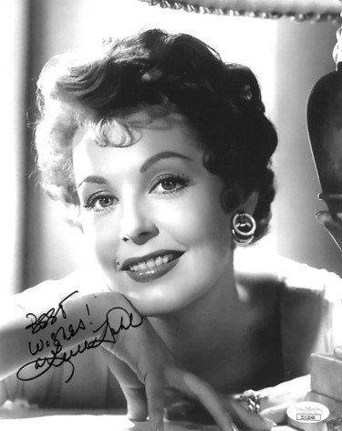 CTBL-027384 Arlene Dahl Signed Vintage B&W 8 x 10 in. Photo Best Wishes - JSA No.II11046