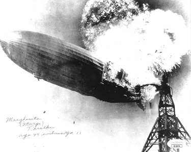 CTBL-027396 Margherita Marge Thielke Signed B&W Vintage 8 x 10 in. Photo Age 89 Witness Age 11 - JSA No.II11072 - 1937 Hindenburg Disaster