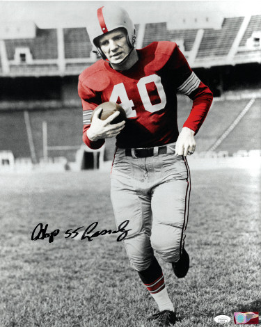 CTBL-028206 Howard Hopalong Cassady Signed Ohio State Buckeyes NCAA Spotlight 16 x 20 in. Photo - JSA - 55 Heisman