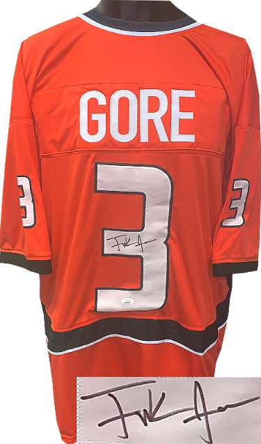 CTBL-028414 Frank Gore Signed Miami Hurricanes Orange Custom Stitched College Football Jersey - Extra Large - JSA Witnessed -  Athlon Sports, CTBL_028414