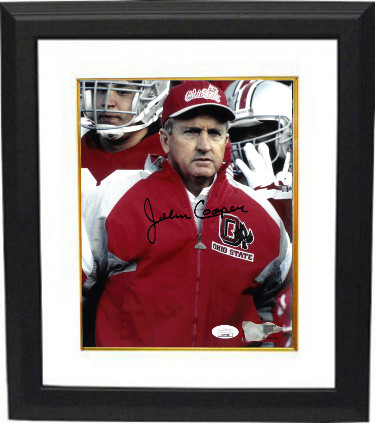 CTBL-BW28209 John Cooper Signed Ohio State Buckeyes NCAA 8 x 10 in. Photo Custom Framing - JSA