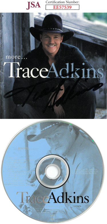 Picture of Athlon Sports CTBL-025911 Trace Adkins Signed More Album CD Cover with CD - JSA Hologram No.EE57539