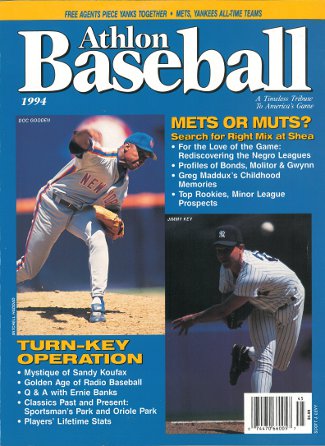 Picture of Athlon CTBL-K13270 Jimmy Key Unsigned New York Yankees Sports 1994 MLB Baseball Preview Magazine with Gooden