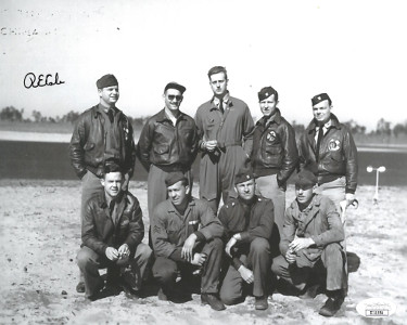 CTBL-027720 R.E. - Richard Cole Signed Doolittle Raiders China WWII Vintage 8 x 10 in. Photo - JSA No.II11554 - Jimmy Doolittle Co-Pilot